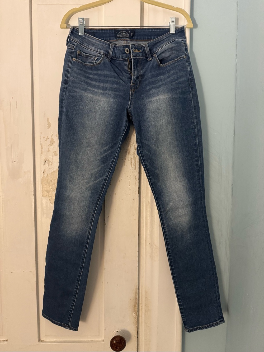 Lucky Brand Slim Fit Faded Blue Skinny Jeans
